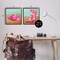 Stupell Industries Pink Theme Cowgirl Fashion 2pc Framed Giclee Wall Art Set Design by Grace Popp